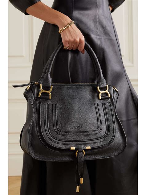 chloe marcie medium leather tote|chloe marcie medium shoulder bag.